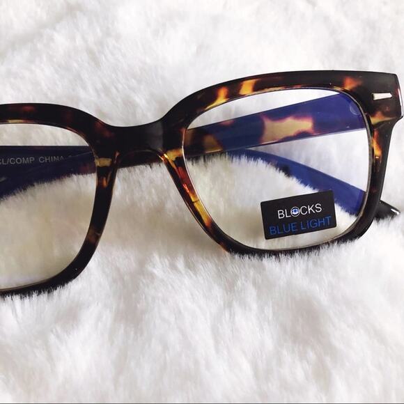 Bella Brown Pattern Computer Blue Light Glasses - Picture 3 of 12